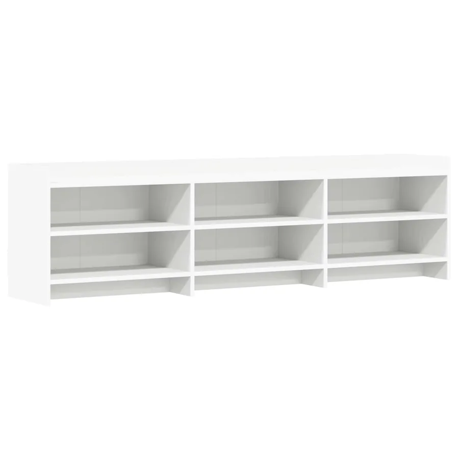 Meuble TV 168 x 33 x 47 cm Blanc Bois d'ingénierie - 2