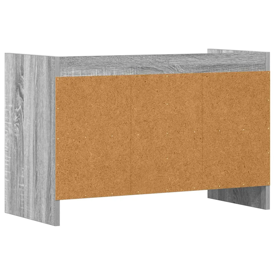 Meuble TV 71,5 x 33 x 47 cm Sonoma gris Bois d'ingénierie - 7