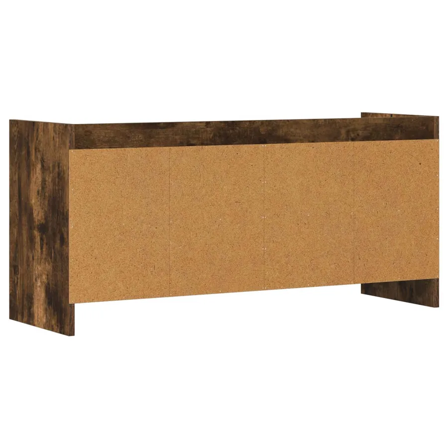 Meuble TV 100 x 33 x 47 cm Chêne fumé Bois d'ingénierie - 6