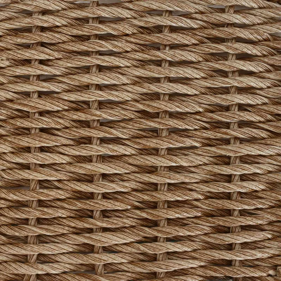 Table de Jardin Beige et Noir 55 x 55 x 37 cm - 7