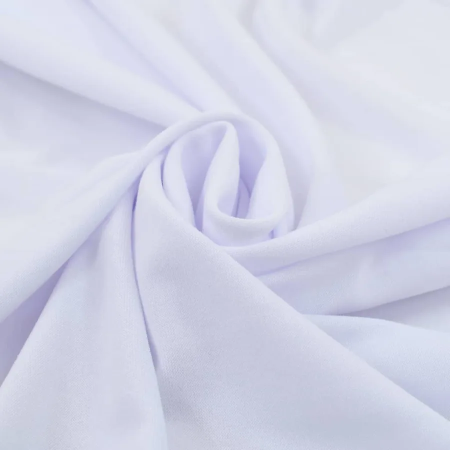 Nappes élastiques de table avec jupon 2 pcs 183x76x74cm Blanc - 4