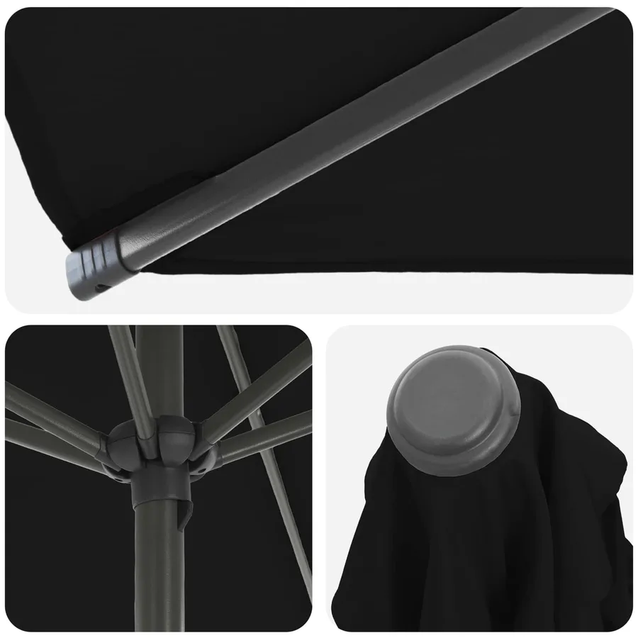 Parasol de jardin avec base 230 x 230 cm Polyester - 5