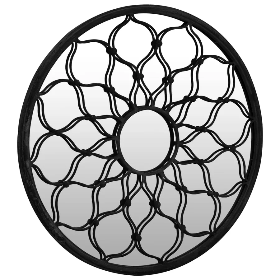 Miroir Noir 60x3 cm Fer pour utilisation à l'intérieur - 3