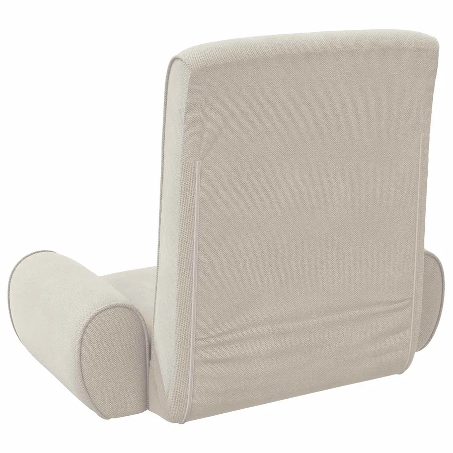Fauteuil de sol ajustable Avoine Velours grainé - 6