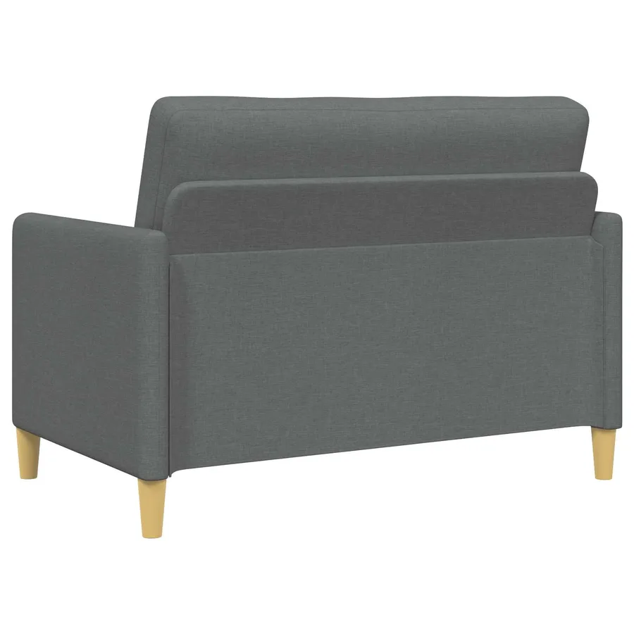 Sofa avec rangement Gris foncé 122 x 78 x 87 cm Polyester - 5