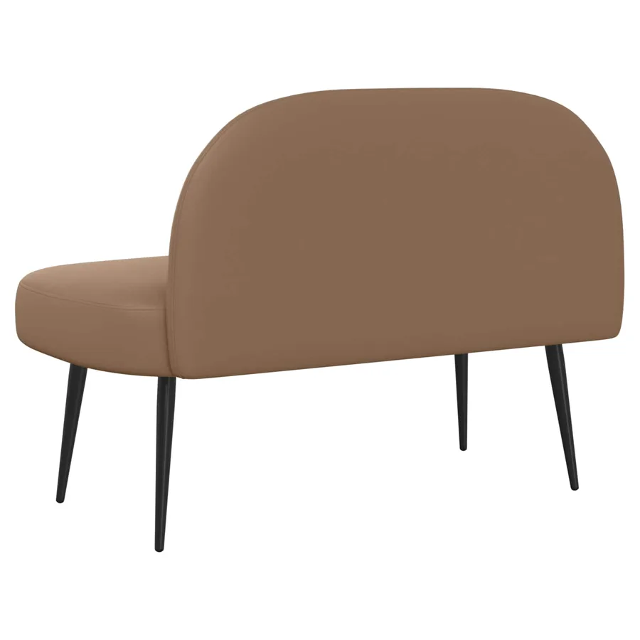 Banc rembourré avec dossier Cappuccino 110 x 60 x 76 cm - 4