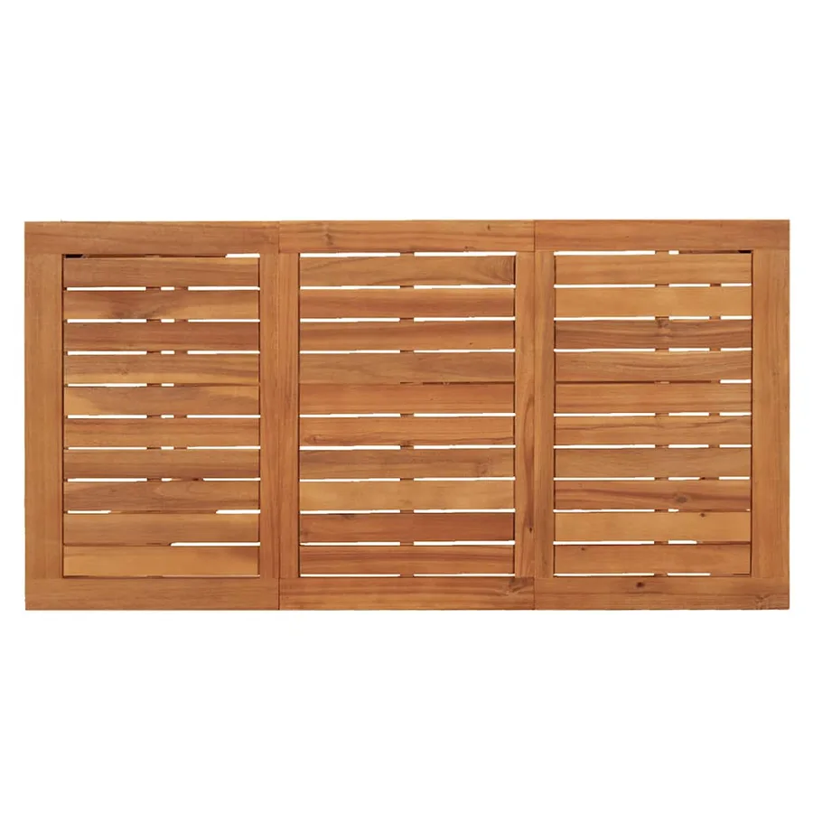 Table de bar de jardin 120x60x105 cm Bois d'acacia solide - 5