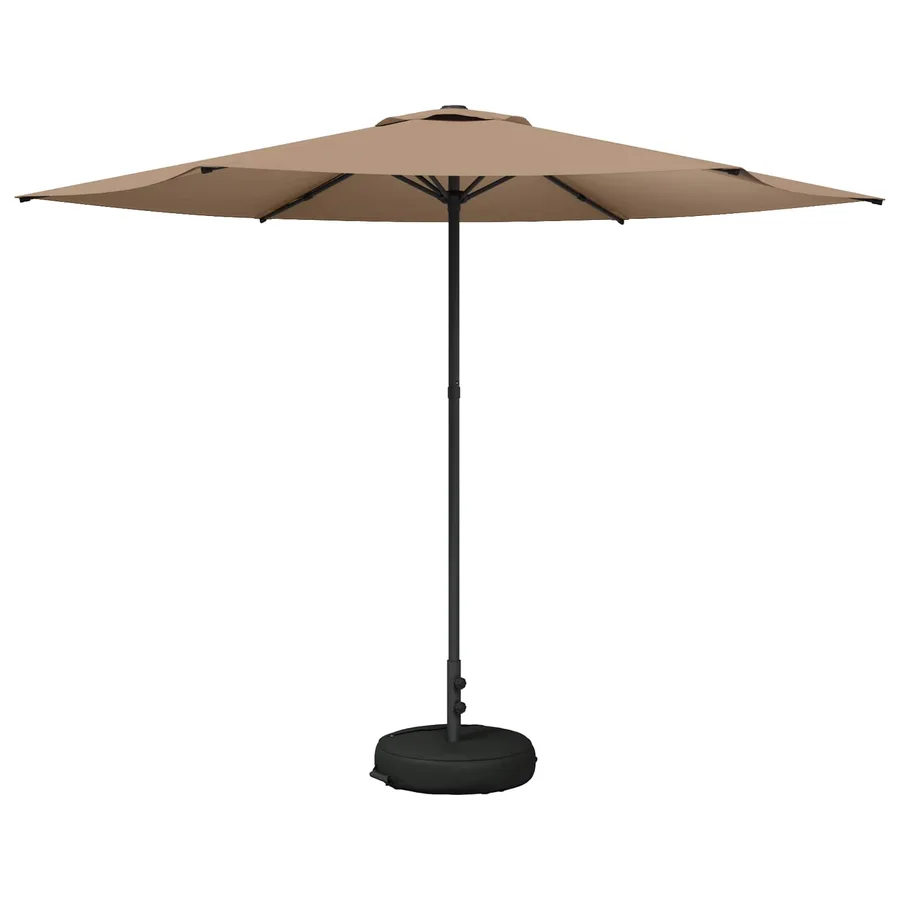 Parasol de jardin avec base 300 x 300 cm Polyester - 2