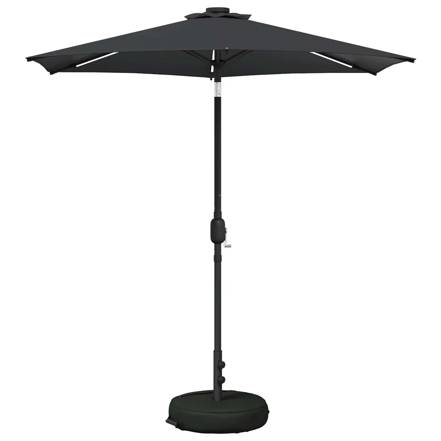 Parasol de jardin avec lumières LED et base 230 x 230 cm - 2