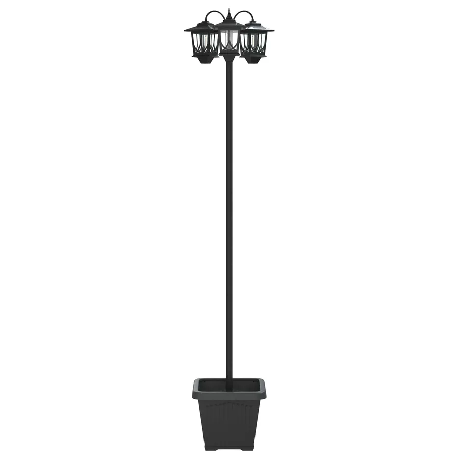 Lampadaire à 3 têtes Noir 32 x 32 x 188 cm Aluminium et ABS - 6