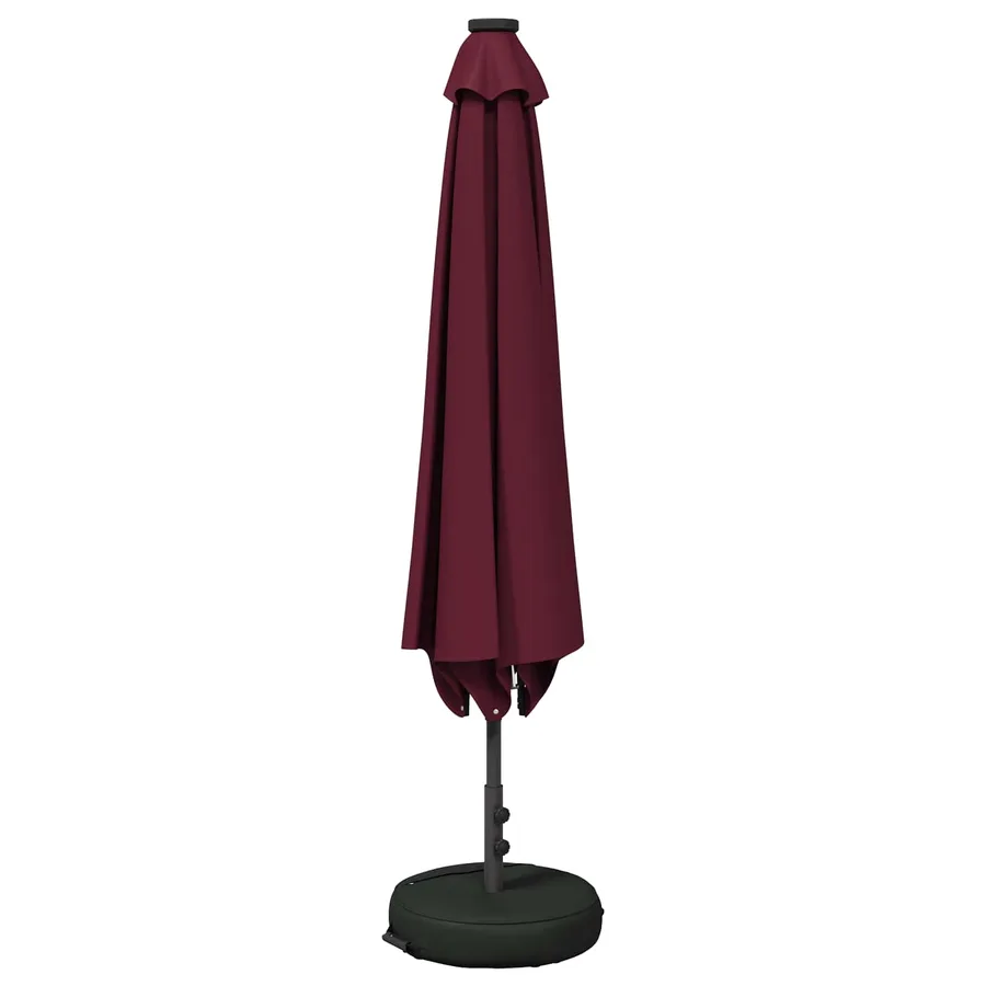 Parasol de jardin avec lumières LED et base 230 x 230 cm - 3