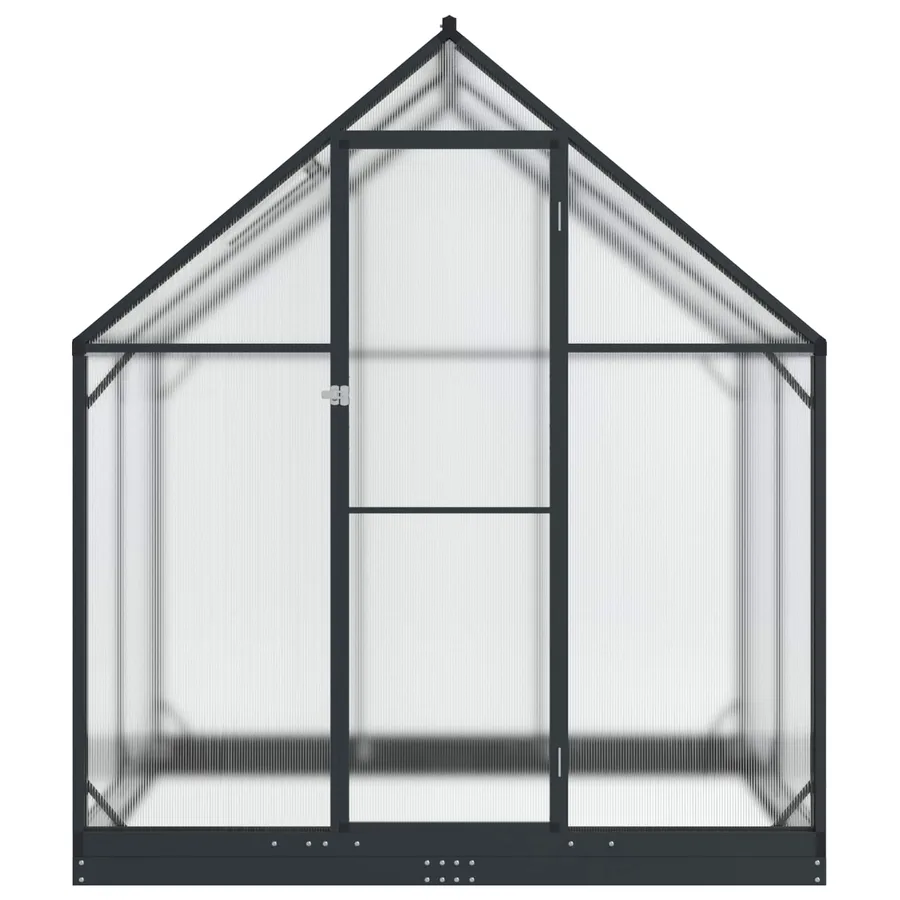 Serre de jardin avec porte Anthracite 183,5 x 123 x 207 cm - 4