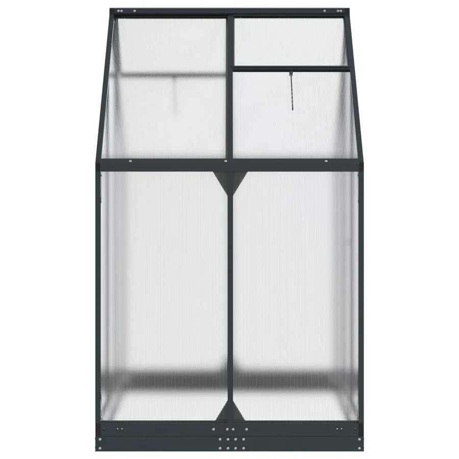 Serre de jardin avec porte Anthracite 183,5 x 123 x 207 cm - 5