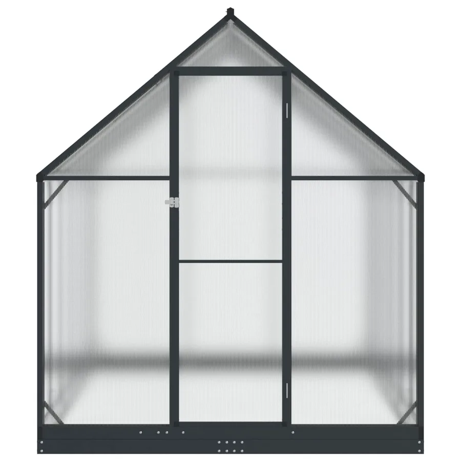 Serre de jardin avec porte Anthracite 183,5 x 363,5 x 207 cm - 4