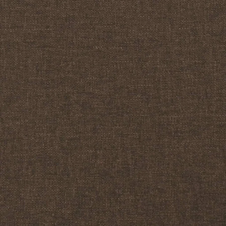 Cadre de lit à lattes marron foncé 90x190 cm tissu - 8