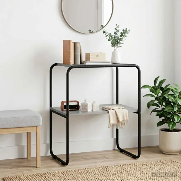 Table console Sonoma gris 60 x 42,5 x 70 cm Bois d'ingénierie
