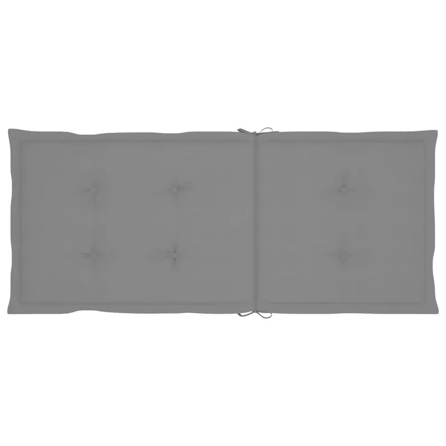 Chaises inclinables de jardin lot de 2 et coussins Bois acacia - 8