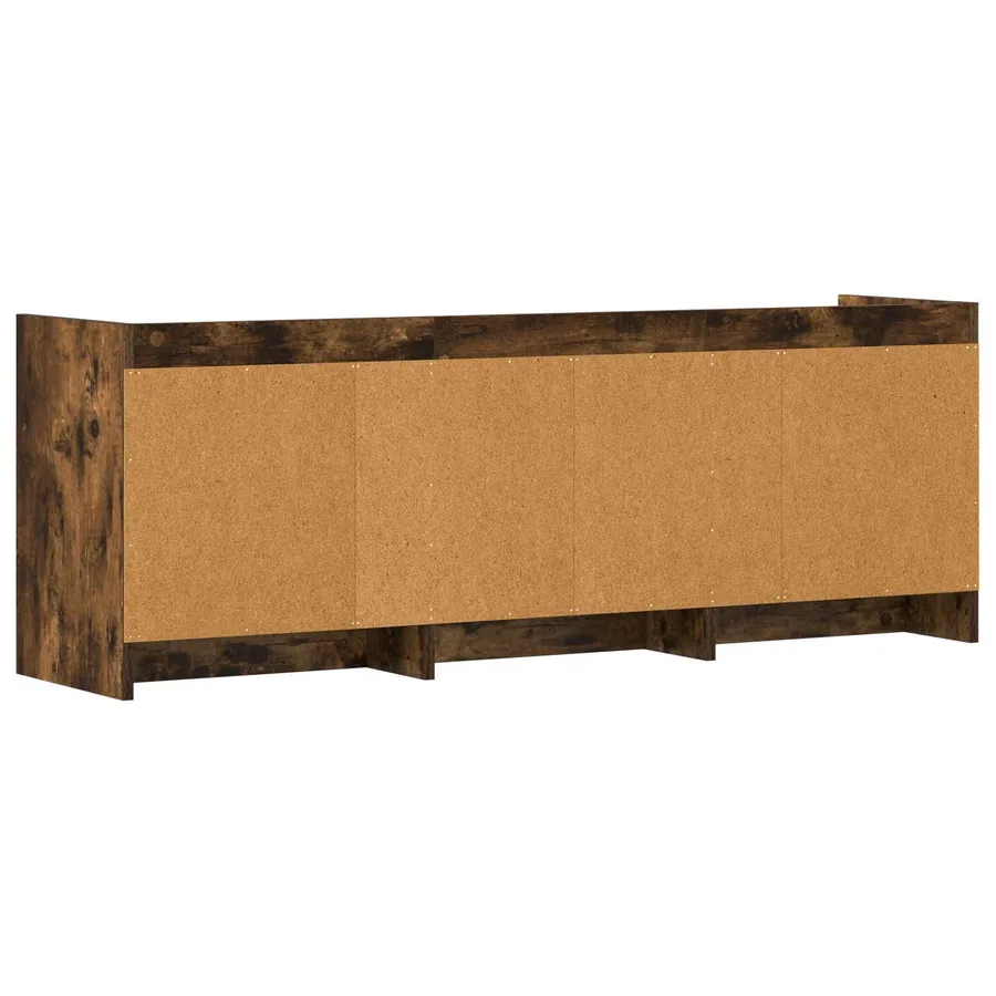 Meuble TV 130 x 33 x 47 cm Chêne fumé Bois d'ingénierie - 7