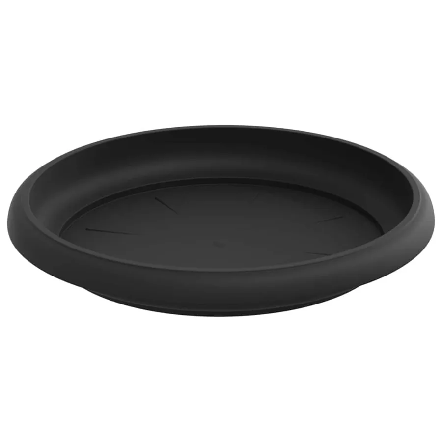 Pots de plantes 6 pcs Noir Ø 12,5 x 10 cm Plastique - 7