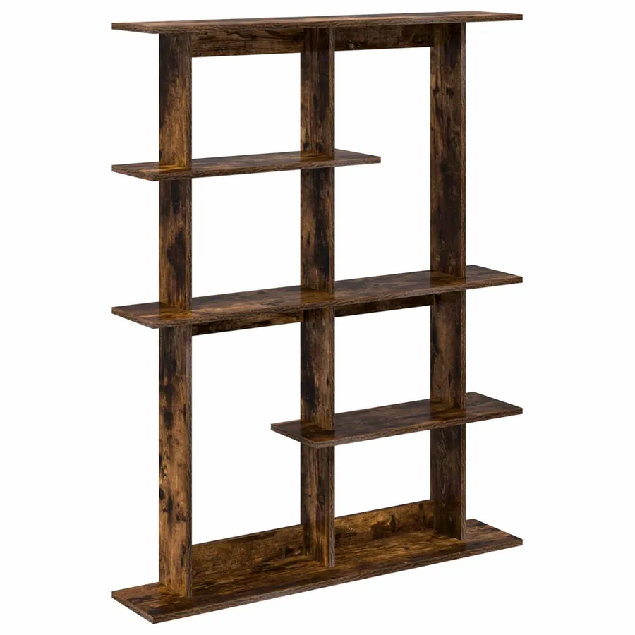 Étagère Murale Chêne fumé 102 x 20 x 130 cm Bois d'ingénierie