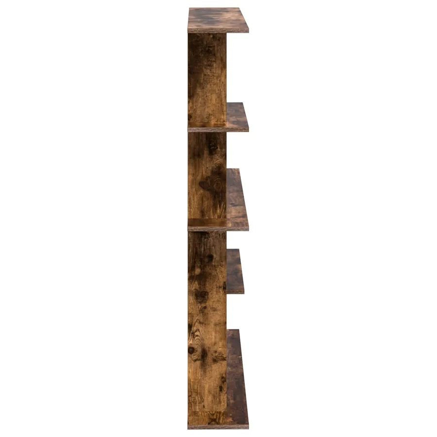 Étagère Murale Chêne fumé 102 x 20 x 130 cm Bois d'ingénierie - 4