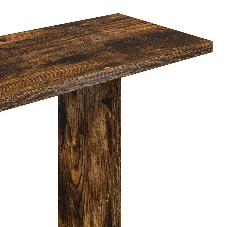 Étagère Murale Chêne fumé 102 x 20 x 130 cm Bois d'ingénierie - 6