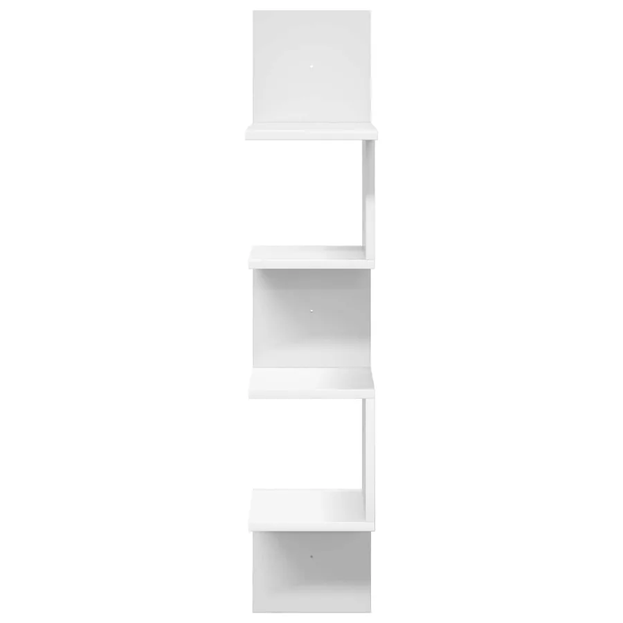 Étagère Murale Montage mural Blanc 32 x 21 x107 cm - 3