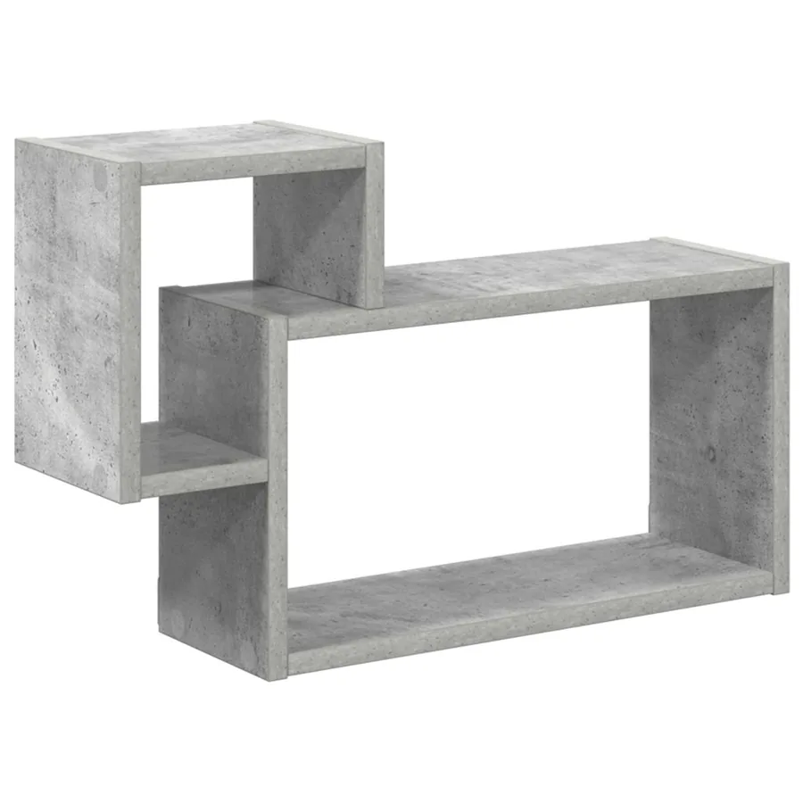 Étagère Murale Montage mural Gris béton 55 x 15 x 35 cm