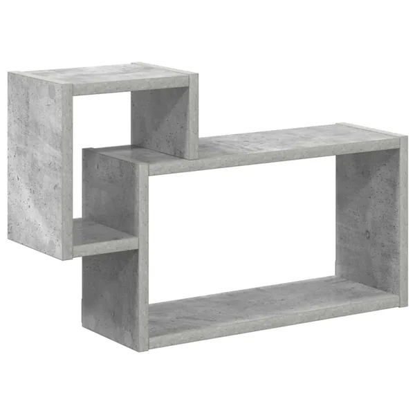 Étagère Murale Montage mural Gris béton 55 x 15 x 35 cm