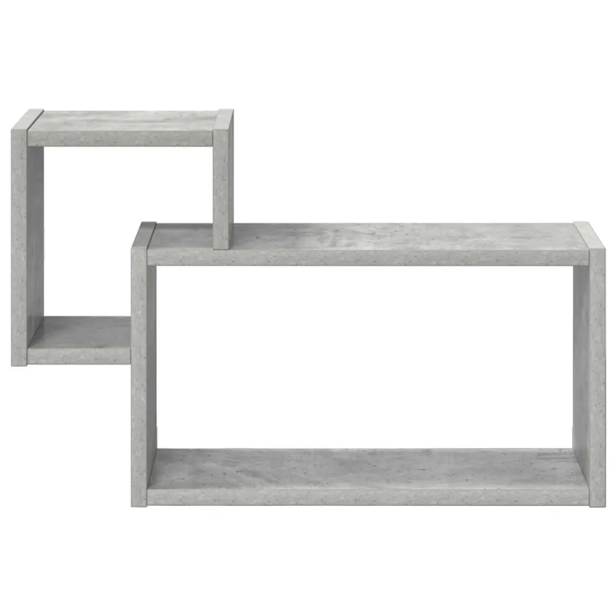 Étagère Murale Montage mural Gris béton 55 x 15 x 35 cm - 3
