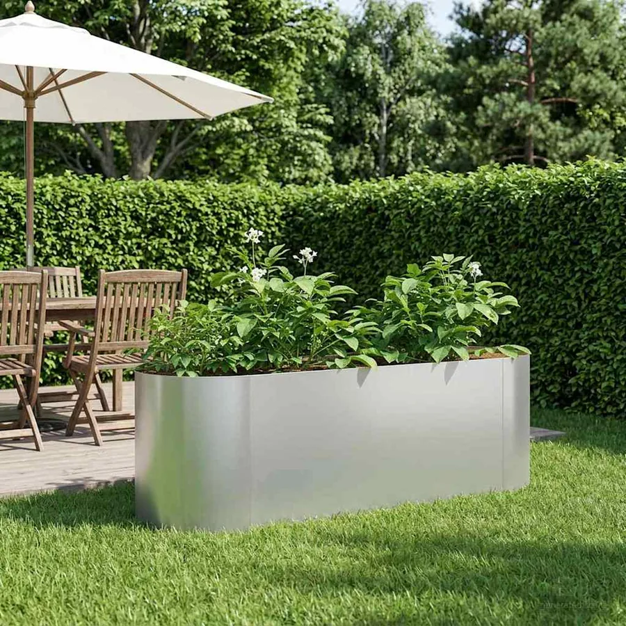 Jardin surélevé Acier galvanisé 120 x 40 x 40 cm