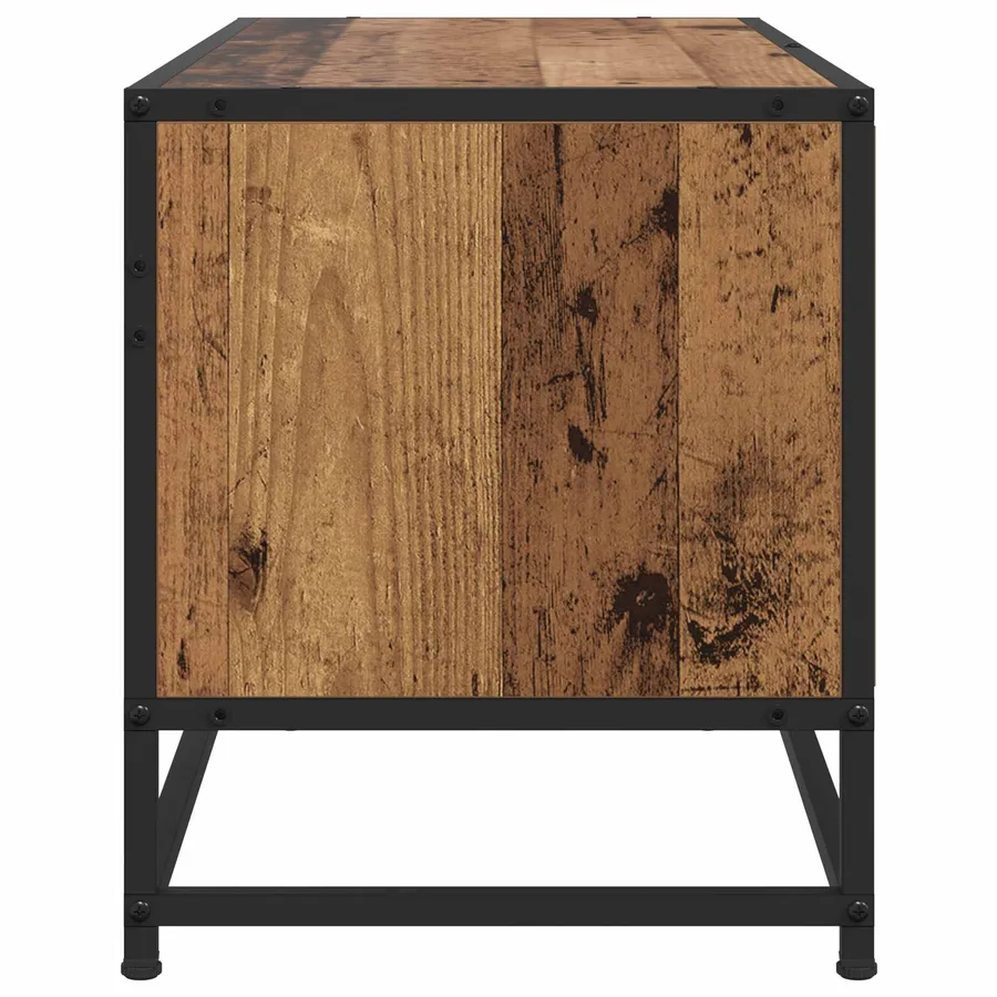 Meuble TV 80 x 34,5 x 40 cm Bois ancien Bois d'ingénierie - 4