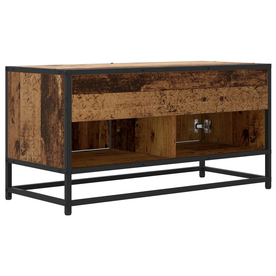 Meuble TV 80 x 34,5 x 40 cm Bois ancien Bois d'ingénierie - 5