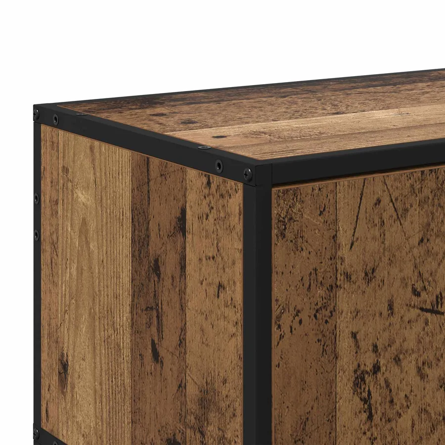 Meuble TV 80 x 34,5 x 40 cm Bois ancien Bois d'ingénierie - 6