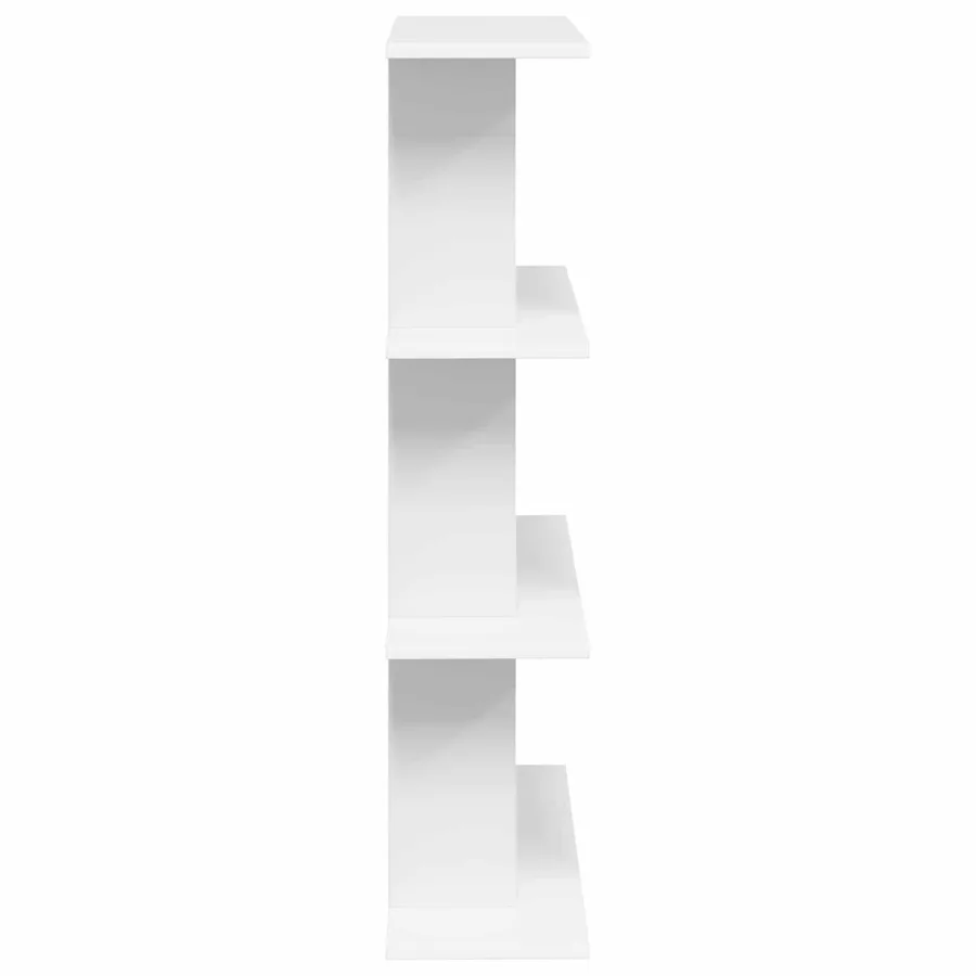 Étagère Murale Montage mural Blanc 56 x 20 x 90 cm - 4