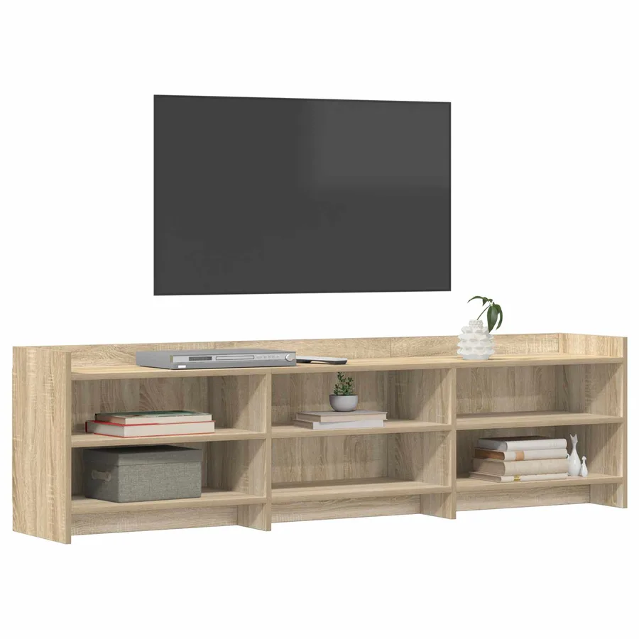 Meuble TV 168 x 33 x 47 cm Chêne Sonoma Bois d'ingénierie - 3