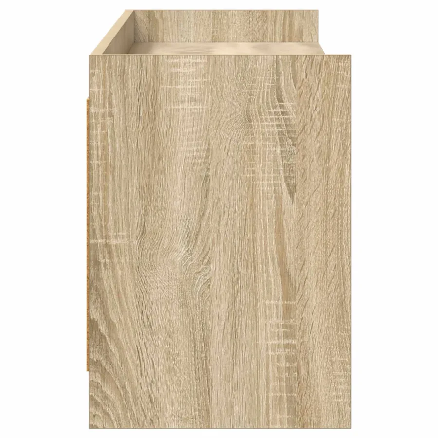 Meuble TV 168 x 33 x 47 cm Chêne Sonoma Bois d'ingénierie - 5