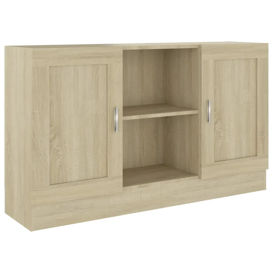 Buffet Chêne sonoma 120x30,5x70 cm Bois d'ingénierie - 2