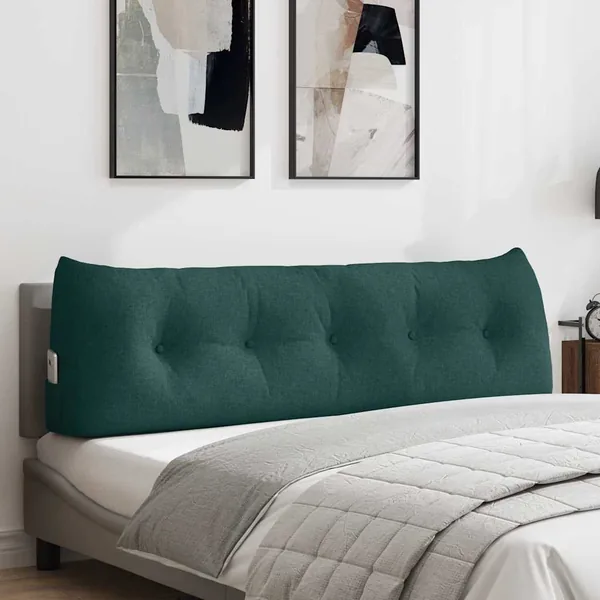 Coussin de Dos Vert foncé 160 x 24 x 50 cm tissu