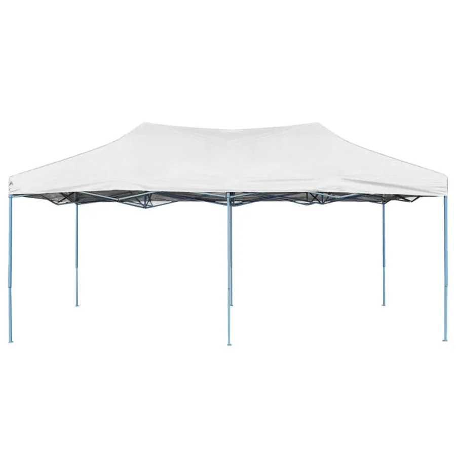 Tente de réception pliable professionnelle 3x6 m Acier Blanc - 2