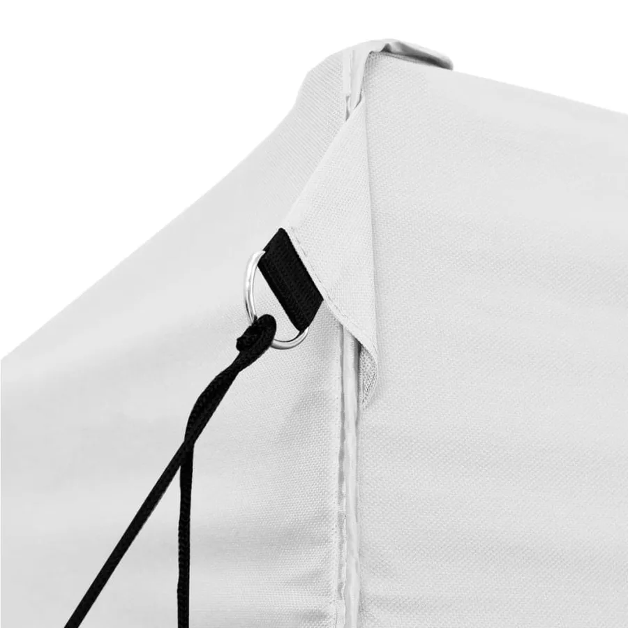 Tente de réception pliable professionnelle 3x6 m Acier Blanc - 4