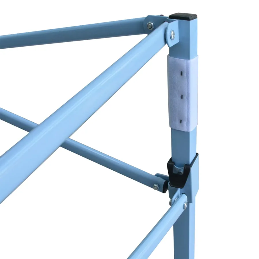 Tente de réception pliable professionnelle 3x6 m Acier Blanc - 6