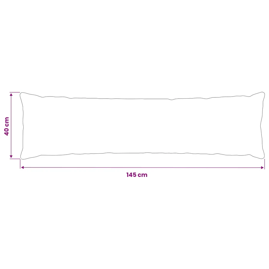 Housse de coussin 2 pcs HEERLEN Gris clair 40 x 145 cm - 7