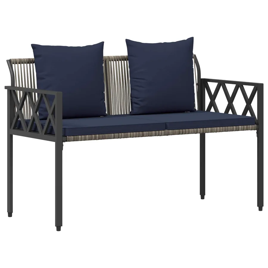 Bancs d'extérieur 2 -Seater 116 x 56 x 75 cm polyrotin - 2