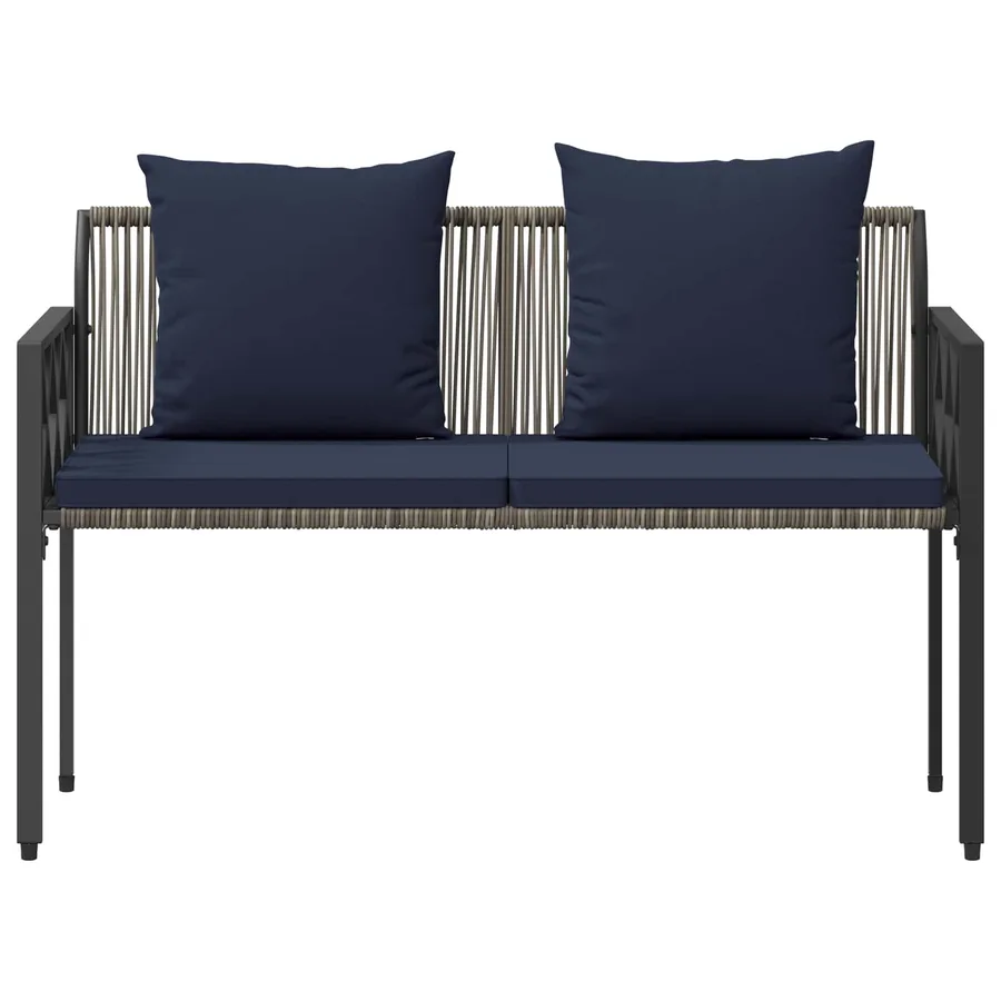 Bancs d'extérieur 2 -Seater 116 x 56 x 75 cm polyrotin - 5
