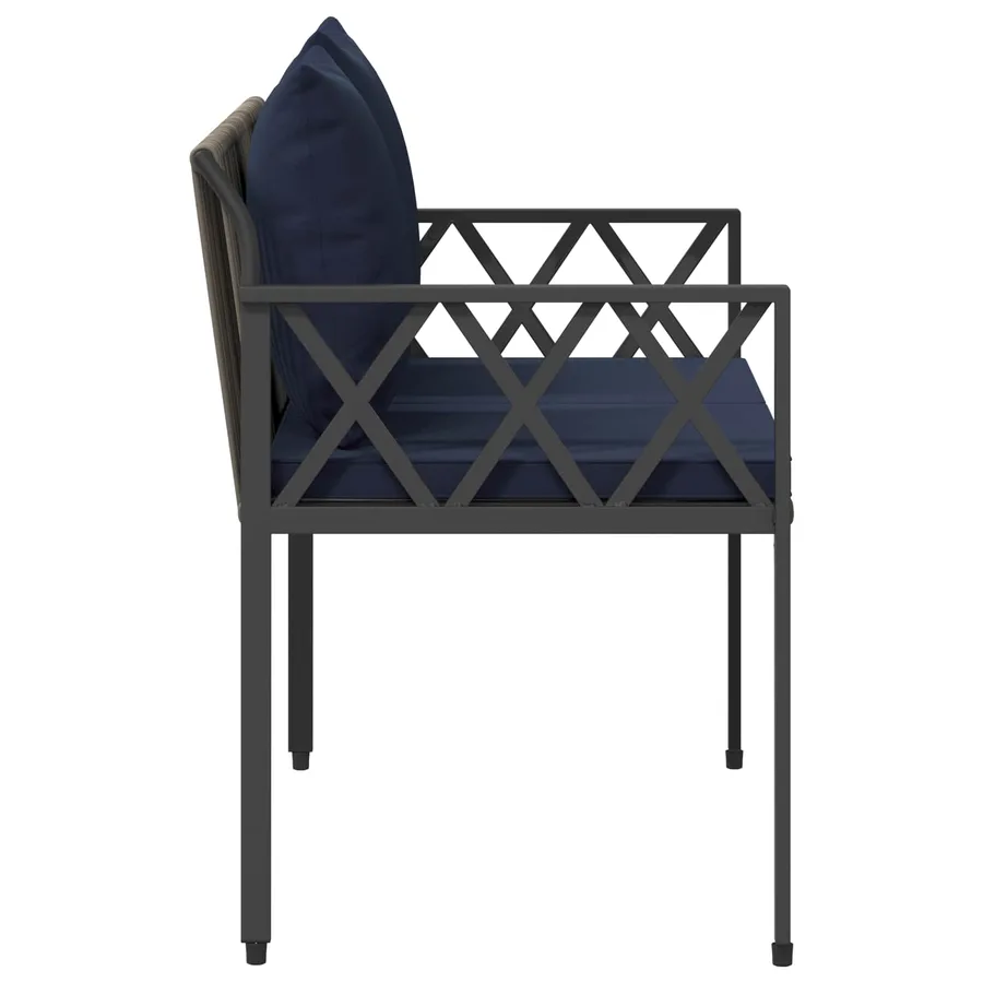 Bancs d'extérieur 2 -Seater 116 x 56 x 75 cm polyrotin - 6