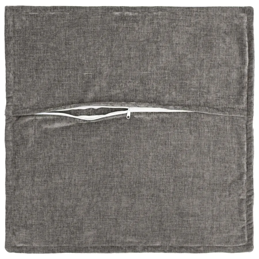 Housse de coussin 6 pcs HOUTEN Gris foncé 40 x 40 cm - 3