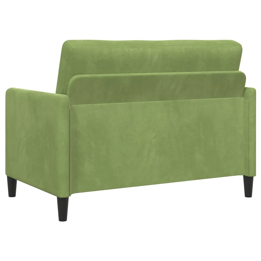 Sofa avec rangement Vert clair 122 x 78 x 87 cm Polyester - 5
