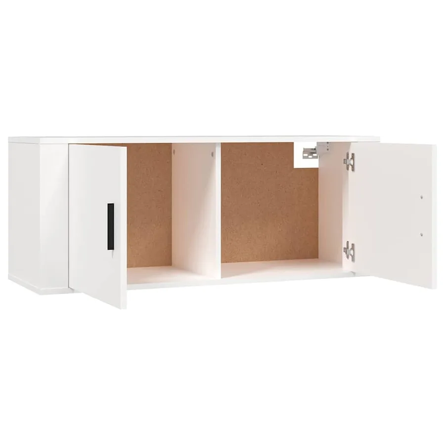 Meubles TV muraux 2 pcs blanc 100x34,5x40 cm - 5