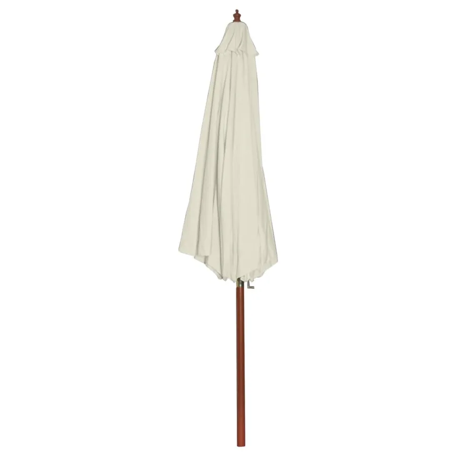 Parasol 300x258 cm Blanc sable - 2